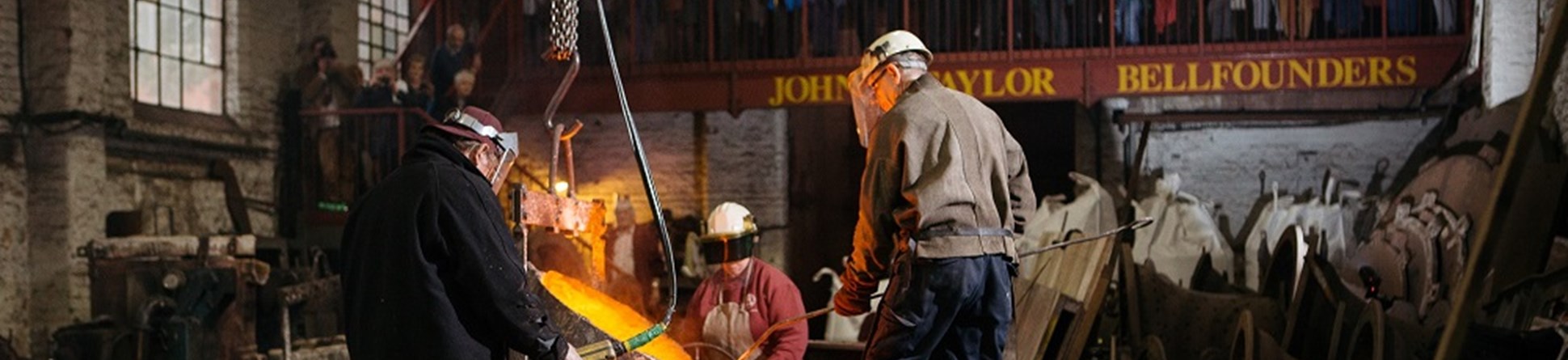 Taylor’s Bellfoundry in Loughborough, the only surviving bellfoundry still in operation in the UK, will receive £449,918 for urgent repairs