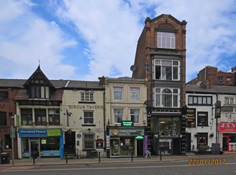 View of the Circus Tavern in Manchester