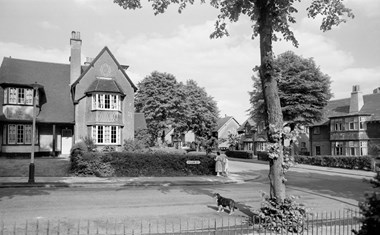 Willow Street, Bournville part of the model village developed by George Cadbury and his wife, Elizabeth, 1893-1915.