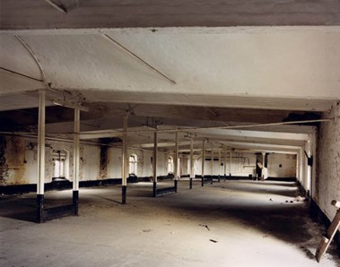 The Spinning Mill has an unusual roof with inclined brick vaults springing from cast-iron beams