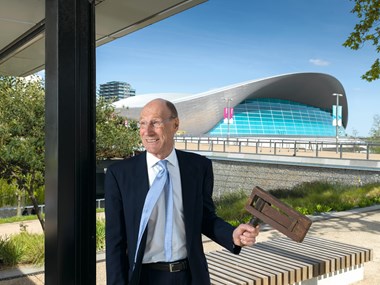 Sir John Armitt, Olympic Park, Stratford